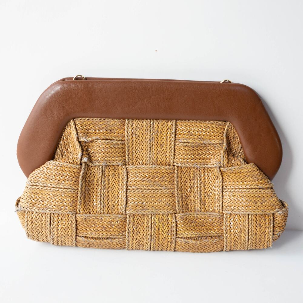 THEMOIRè Straw Brown Bios Bag - Picture 3 of 9